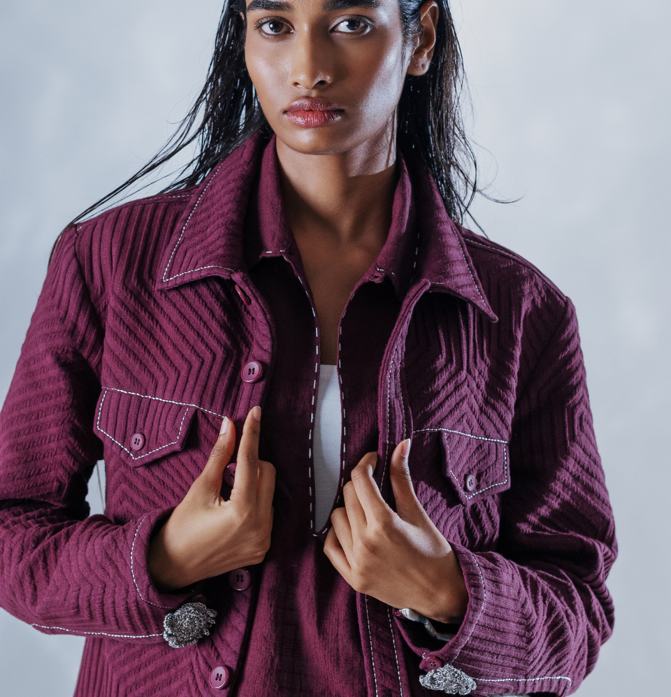 Berry Stitch Jacket