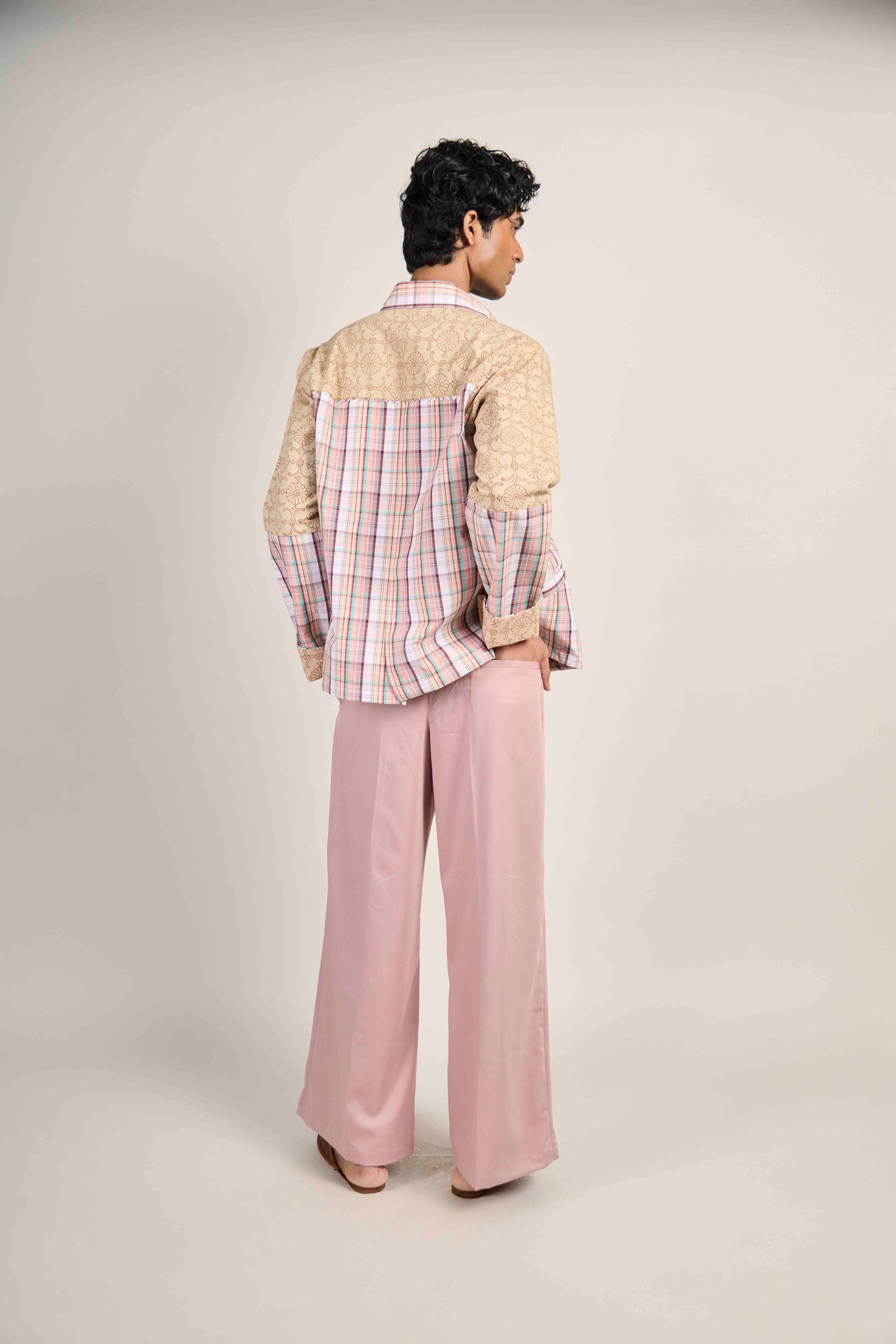 Blush Bloom Grid Jacket