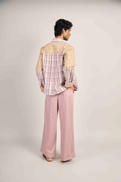 Blush Bloom Grid Jacket